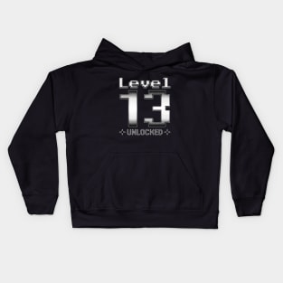 Level 13 Unlocked Kids Hoodie